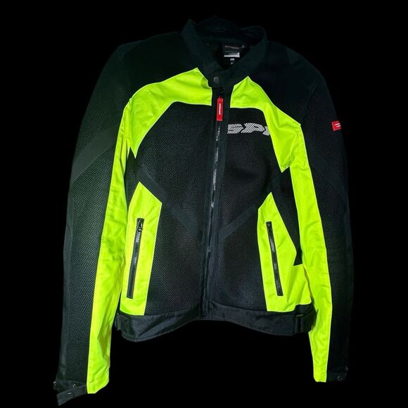 Spidi On Track Men’s XXL Bright Yellow Padded Safety Motorcycle Jacket - Picture 1 of 16
